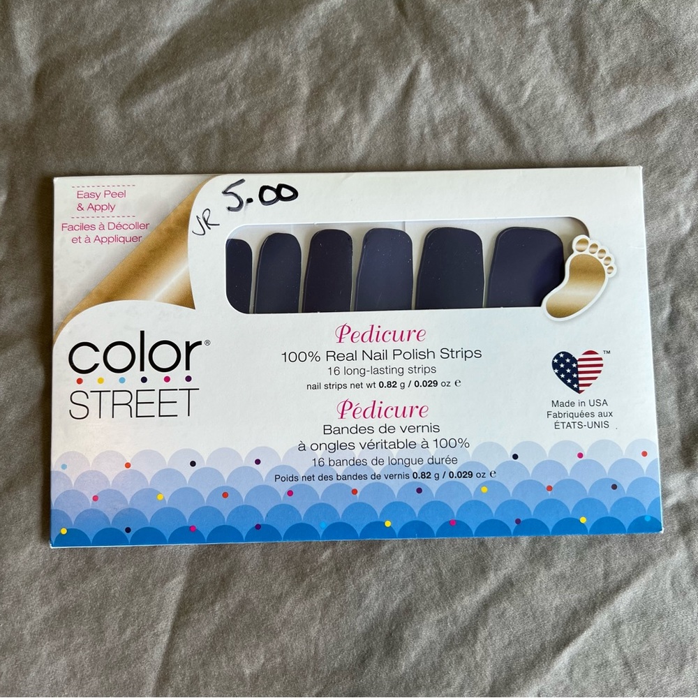 *Retired* Color Street: Evening Sky (Pedicure) | Deep Purple Pearl Shimmer - Picture 3 of 15